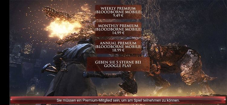 Bloodborne появилась на Android, но играть в неё не стоит