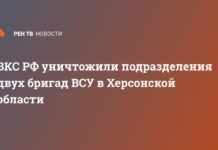 ВКС РФ уничтожили подразделения двух бригад ВСУ в Херсонской области