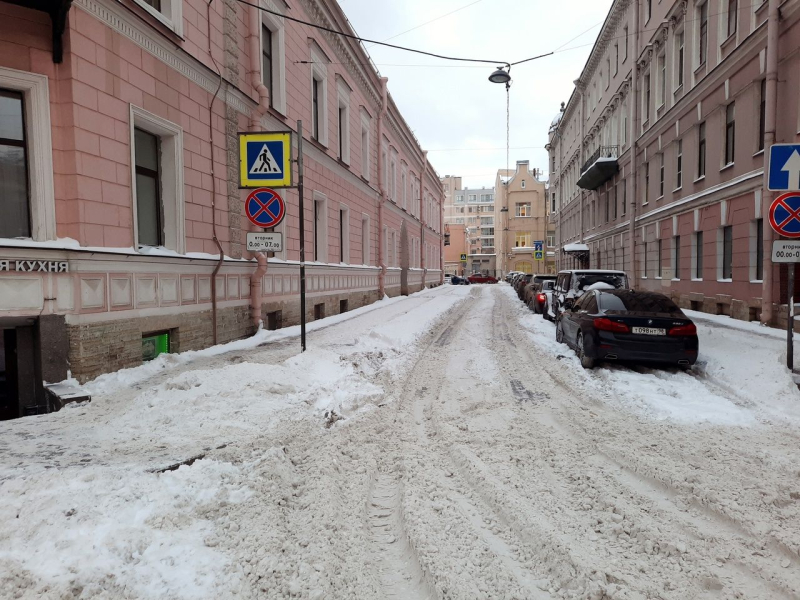 Ставка на человека с лопатой оставит Санкт-Петербург в кучах снега
