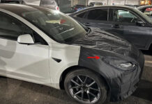 В Калифорнии замечен прототип обновленной Tesla Model 3