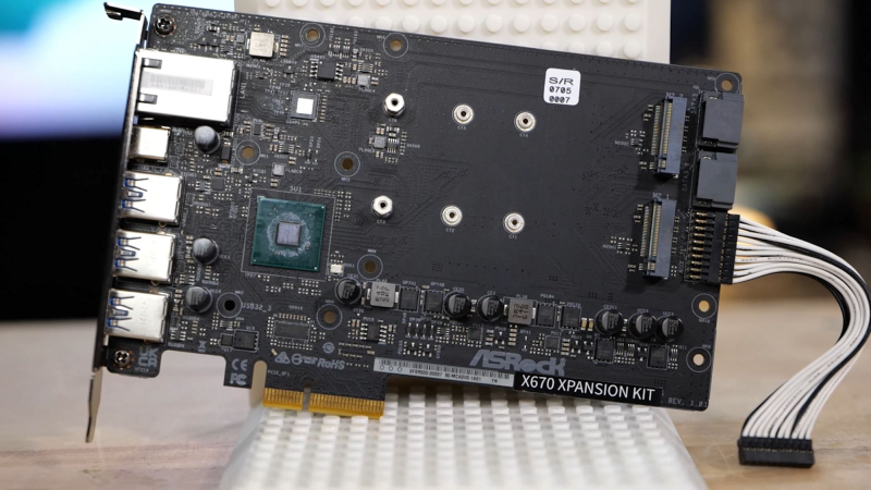 ASRock создала карту расширения, которая превращает чипсет AMD B650 в старший AMD X670