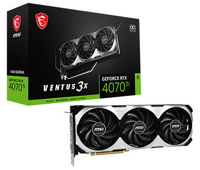 MSI представила GeForce RTX 4070 Ti Suprim X, Gaming X и Ventus 3X — все с заводским разгоном