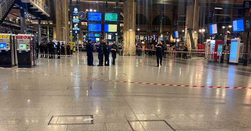 Преступник ранил ножом шесть человек на Северном вокзале Парижа