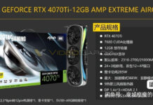 Zotac выпустит видеокарту GeForce RTX 4070 Ti с частотой до 2,7 ГГц и TDP 366 Вт