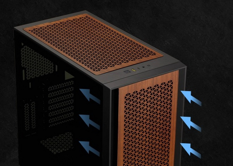 Corsair представила деревянные панели для компьютерных корпусов 4000D и 5000D