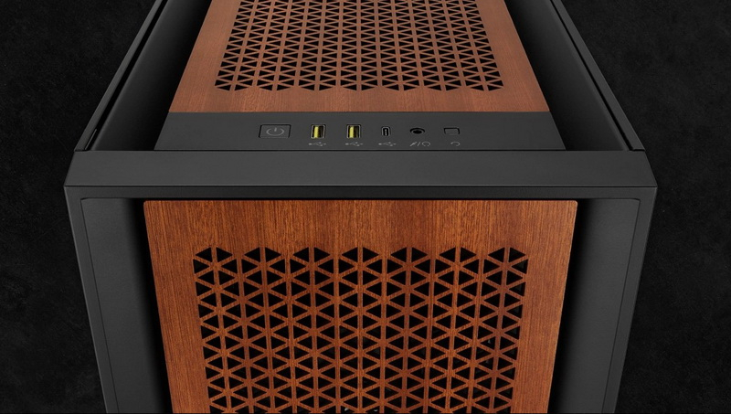 Corsair представила деревянные панели для компьютерных корпусов 4000D и 5000D