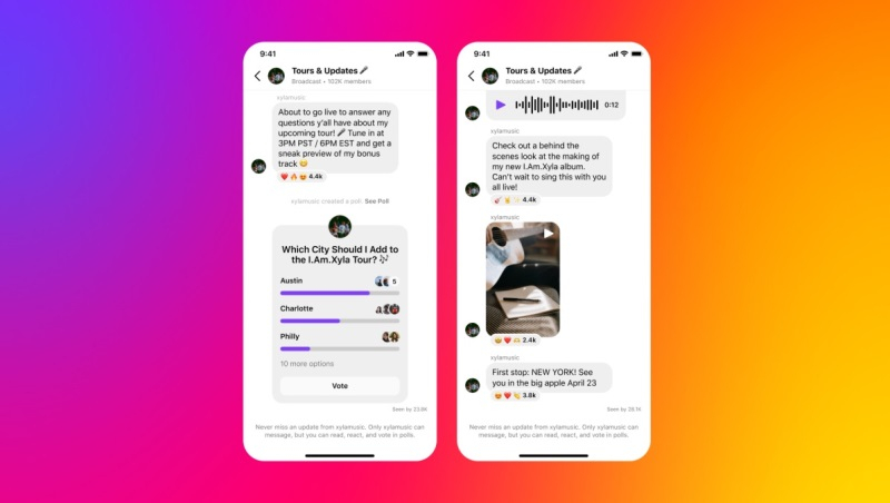 В Instagram появились &laquo;Каналы&raquo; как в Telegram &mdash; с текстами, картинками и видео
