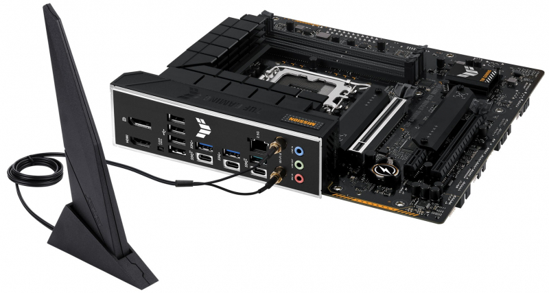 ASUS выпустила материнскую плату TUF Gaming B760M-BTF WiFi D4 с разъёмами на изнанке