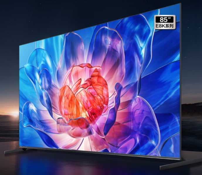 Представлен телевизор Hisense E8K TV — панель Mini-LED, поддержка 4K, частота 144 Гц и яркость 1600 кд/м²