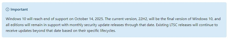 Microsoft полностью прекращает выпускать обновления функций ОС Windows 10