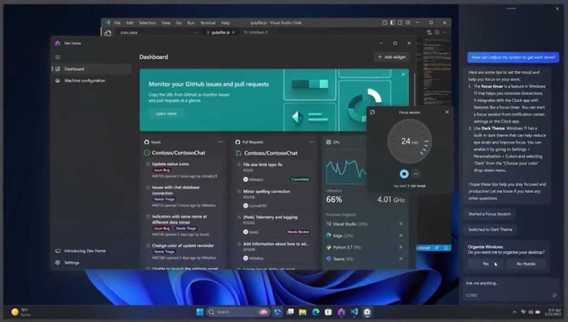 Microsoft анонсировала Windows Copilot &mdash; встроенный в Windows 11 ИИ, который поселится в боковой панели, чтобы работать за вас