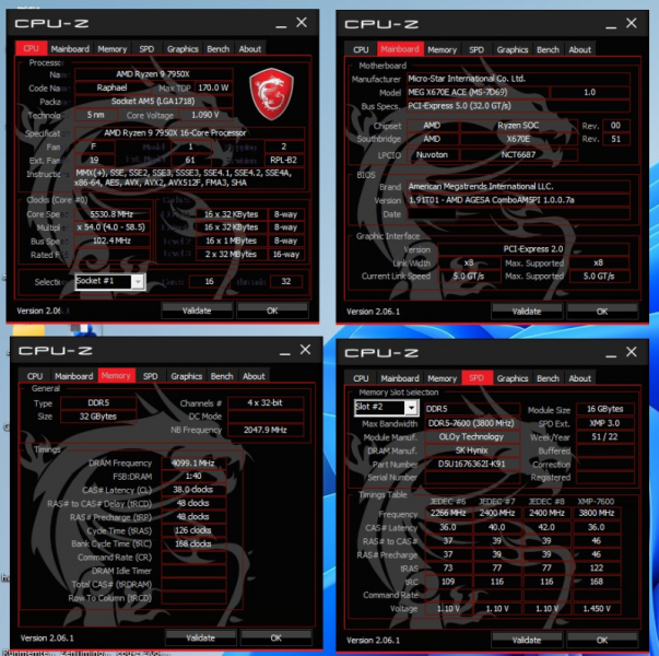 AMD научила Ryzen 7000 работать с быстрой оперативной памятью &mdash; AGESA 1.0.0.7B обеспечила поддержку DDR5-8000 и даже выше