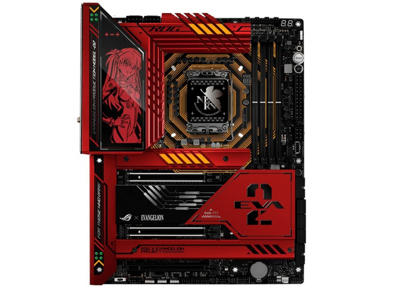 ASUS представила комплектующие серии ROG Strix EVA-02 Edition по мотивам аниме «Евангелион»