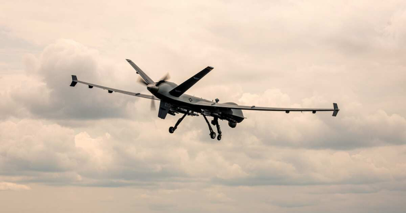 БПЛА "коалиции" США опасно сблизился с российским Су-34 над Сирией