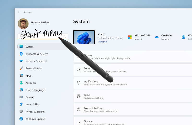 Microsoft показала, что добавит в Windows 11 осенью: поддержка passkey, управление RGB-подсветкой и улучшенный рукописный ввод