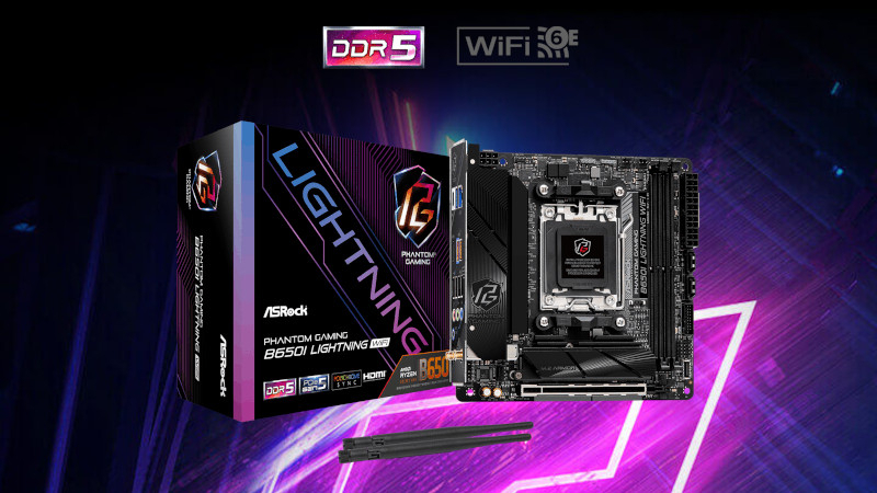 ASRock представила материнские платы B650I и A620I Lightning Mini-ITX с поддержкой DDR5-7200