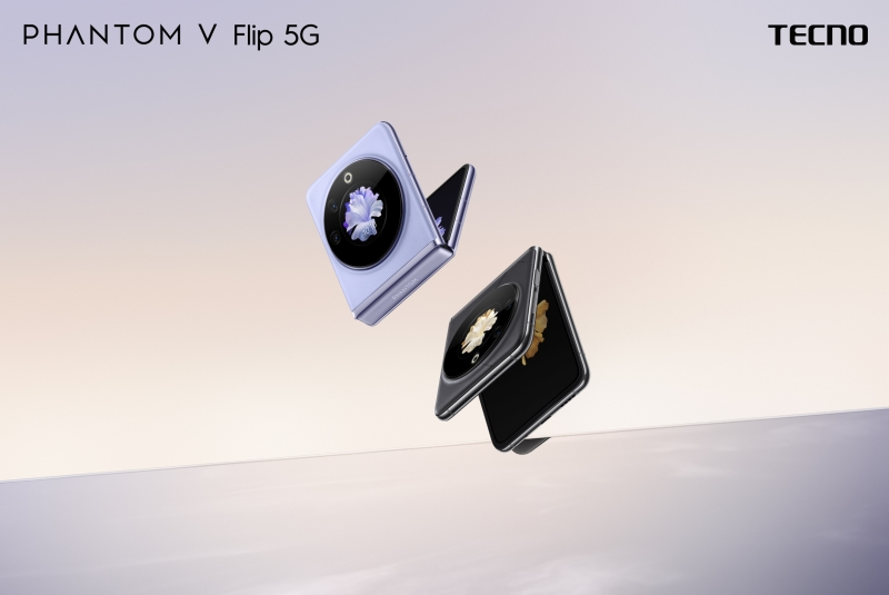 Представлен смартфон-раскладушка Tecno Phantom V Flip 5G всего за $600 — скоро он выйдет в России