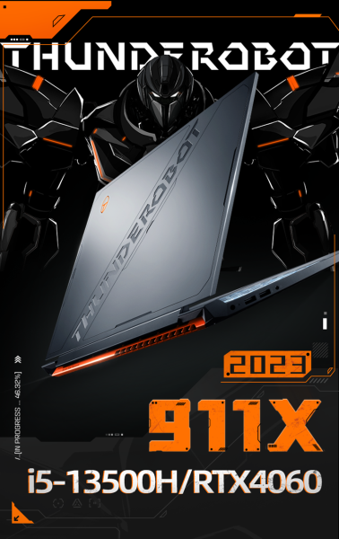 Флагманский игровой ноутбук Thunderobot 911X с Intel Core 13-го поколения и GeForce RTX 40-й серии оценили в 86 тыс. рублей 