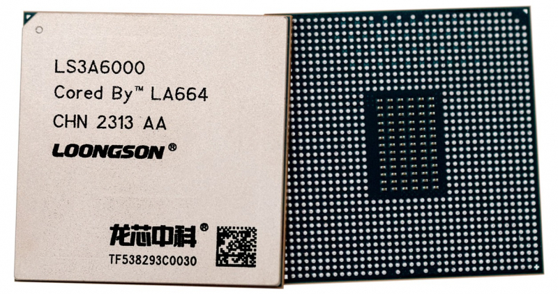 Начались продажи китайского процессора Loongson 3A6000 — производительность уровня Core i3-10100, но Windows не работает