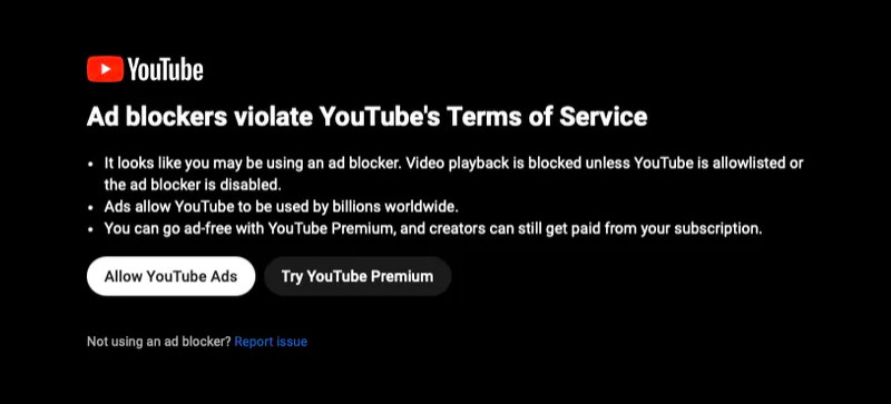 YouTube в войне с блокировщиками рекламы нарушил законы Евросоюза