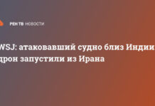 WSJ: атаковавший судно близ Индии дрон запустили из Ирана