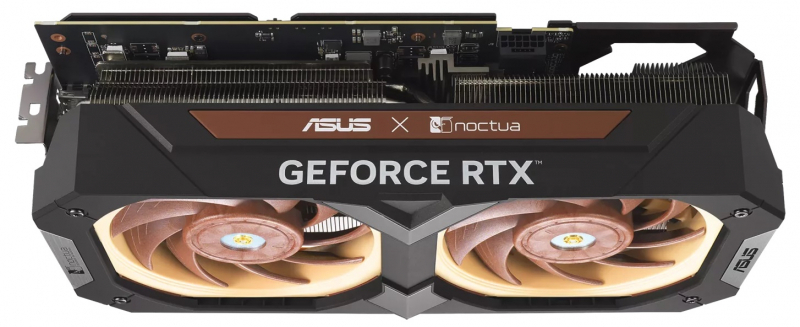 ASUS представила видеокарту GeForce RTX 4080 Super Noctua OC Edition с большими и тихими вентиляторами 