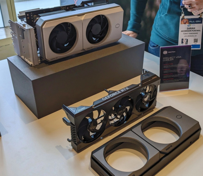 Cooler Master представила рамку для установки стандартных компьютерных вентиляторов на любые видеокарты 
