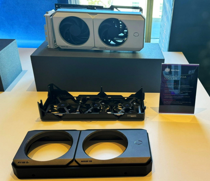 Cooler Master представила рамку для установки стандартных компьютерных вентиляторов на любые видеокарты 