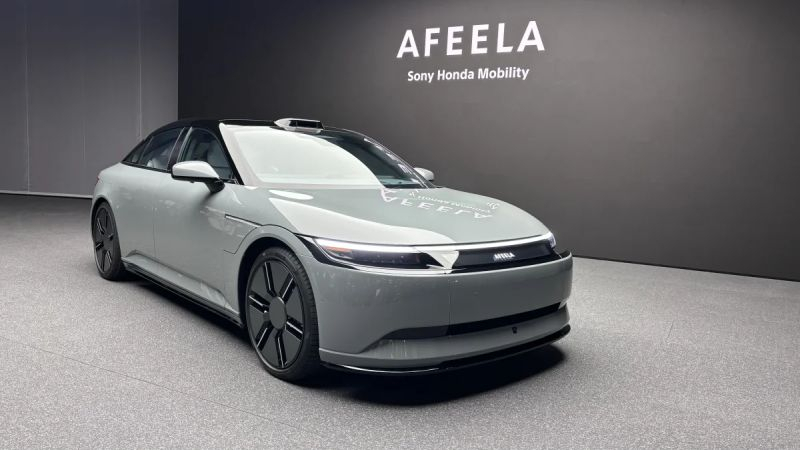 Sony показала электромобиль Afeela с управлением с помощью геймпада от PlayStation 5