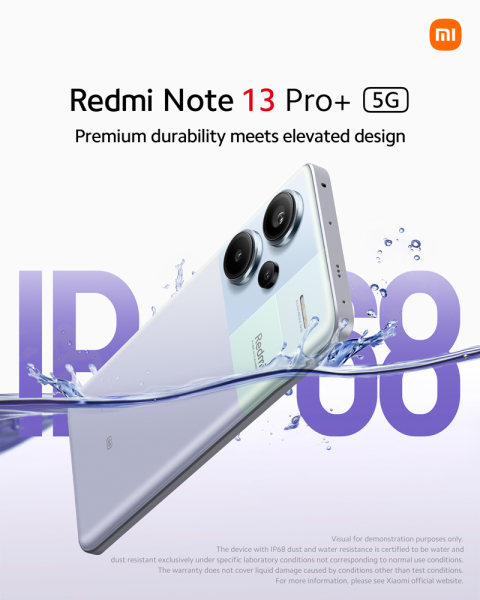 Стартовали глобальные продажи смартфонов Redmi Note 13 5G и Redmi Note 13 Pro+ 5G 