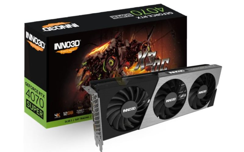 Видеокарты GeForce RTX 40 Super от Gigabyte и Inno3D показались до анонса