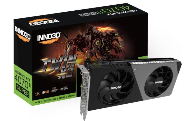 Видеокарты GeForce RTX 40 Super от Gigabyte и Inno3D показались до анонса