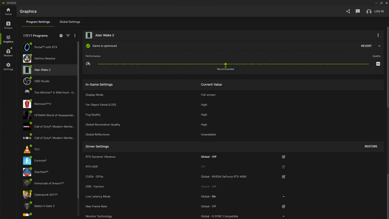 Вышла бета NVIDIA App — единого приложения для удобного управления графикой GeForce