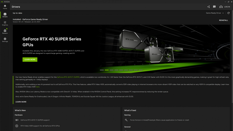 Вышла бета NVIDIA App — единого приложения для удобного управления графикой GeForce