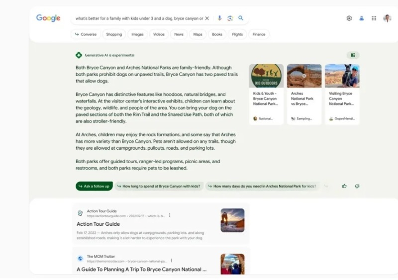 Google начала показывать результаты ИИ-поиска пользователям, которые не активировали эту функцию