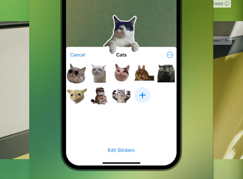В Telegram появился инструмент для простого создания стикеров из изображений