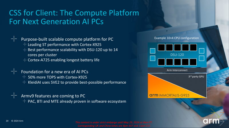 Arm представила процессорные ядра Cortex-X925, Cortex-A725 и Cortex-A520, а также GPU Immortalis G925 &mdash; все для 3-нм чипов нового поколения