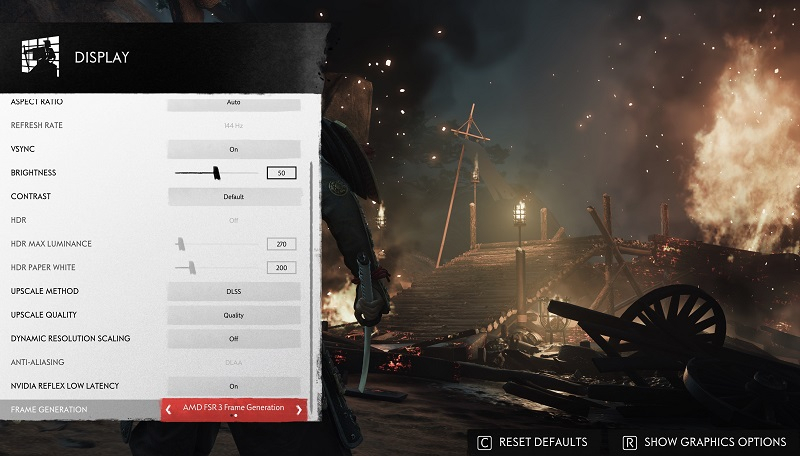 Ghost of Tsushima стала первой игрой, в которой генерация кадров AMD работает одновременно с Nvidia DLSS