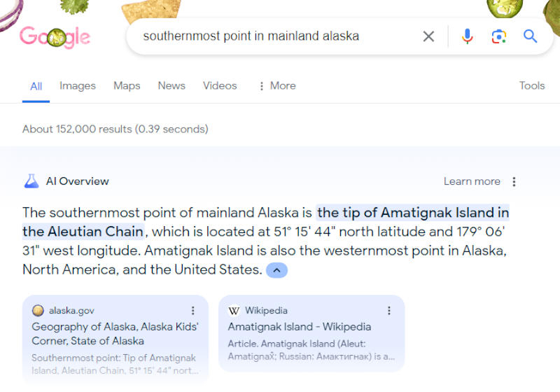 От бега с ножницами до выдуманных фильмов: ИИ Google чудит с ответами прямо в поиске