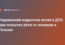 Украинский подросток погиб в ДТП при попытке уйти от полиции в Польше