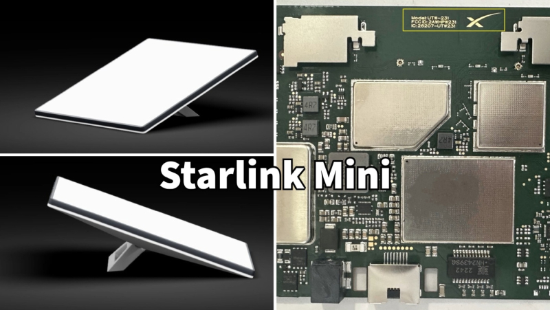SpaceX показала компактную спутниковую антенну Starlink Mini &mdash; она будет медленнее, но намного дешевле обычной