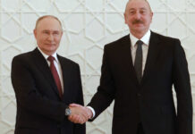 Переговоры Путина и Алиева в Баку завершились